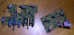 Artillery Based on 1.5" Litko 3mm stands. Infantry based on 1" Litko Stands.